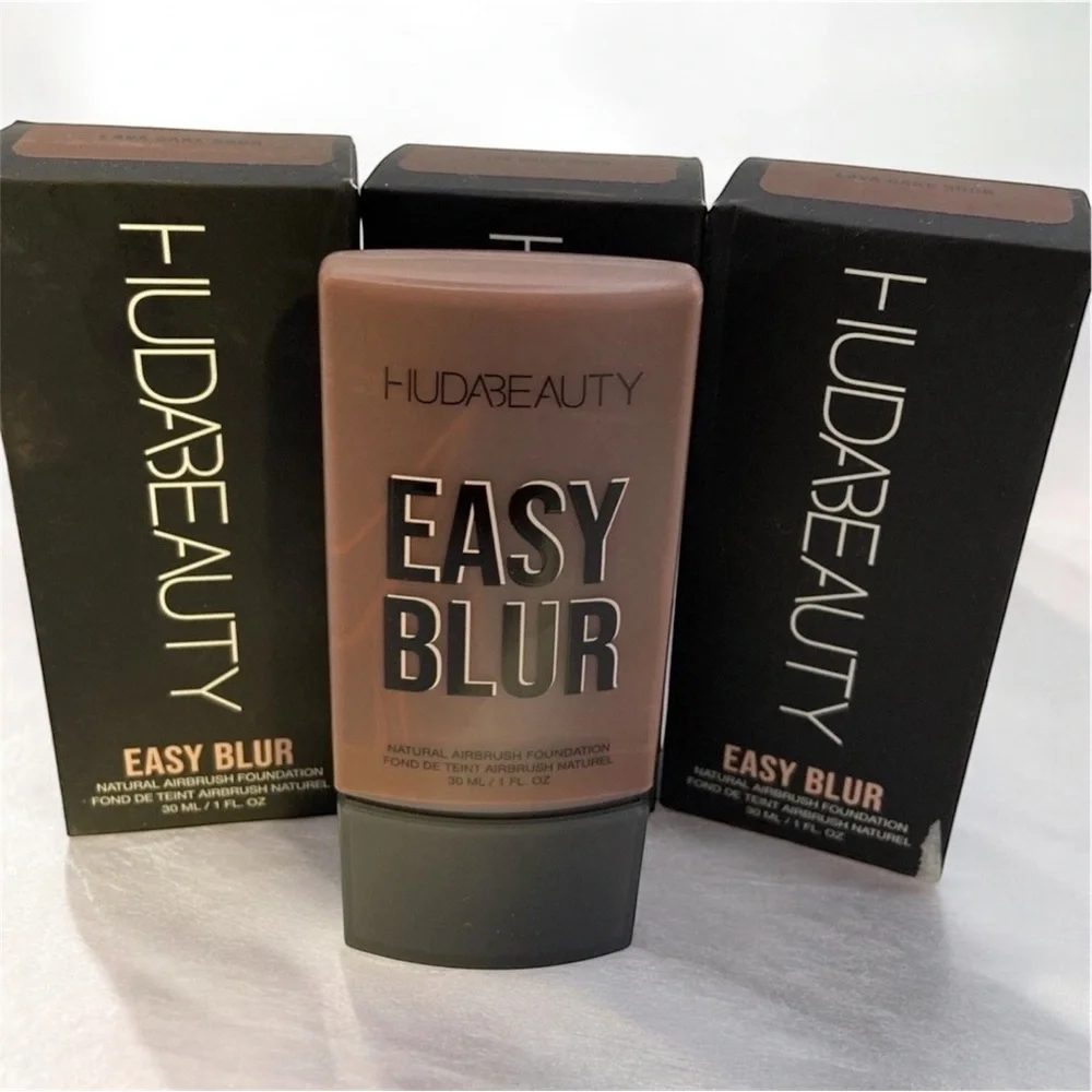 🍫 Huda Easy Blur Foundation Bundle | Lava Cake